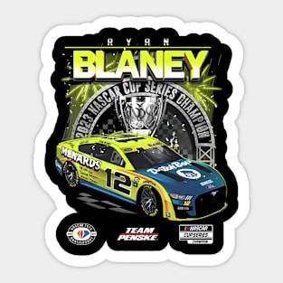 Ryan Blaney NASCAR Cup Series Champion Sticker